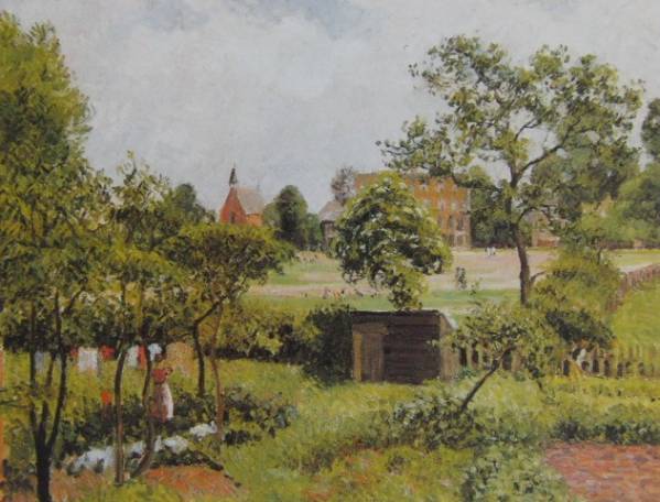 Camille Pissarro、Vue de Stamford Brook Common 、海外版超希少レゾネ、新品額装付、送料込み、wanko拍卖