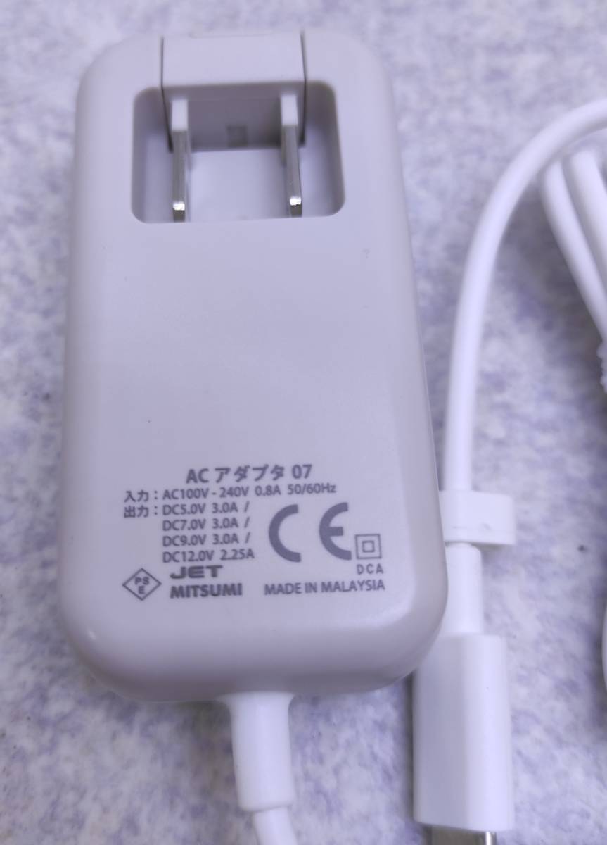 docomo select ACアダプタ07 Power Delively 対応 TypeC 共通ACアダプタ 最大27W OEM ミツミ電機 中古拍卖