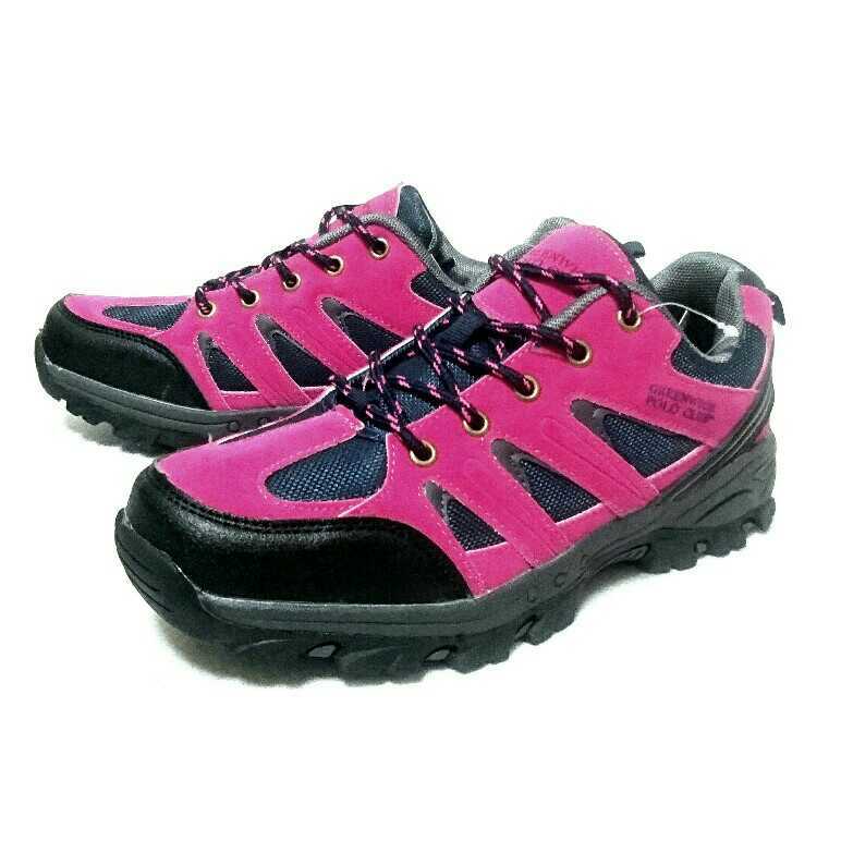 特価/未使用【サイズ=24.5cm】Greenwich Poloclub/グリニッジ ポロクラブ/レディス/ハイカー/シューズ/24.5cm/pink×black拍卖