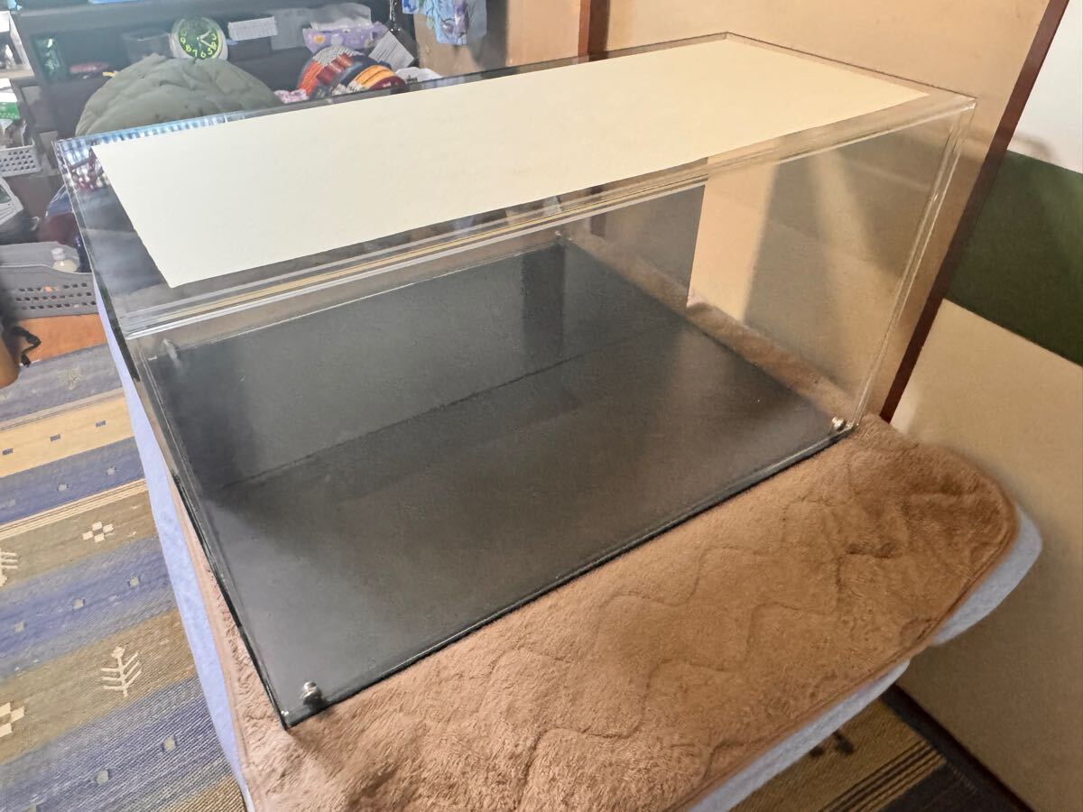 手渡し限定【アクリル ケース】 透明 ディスプレイ 展示 ボックス 模型 フィギュア 保管鍵付 アクリルショーケース /中古 サービス品付拍卖