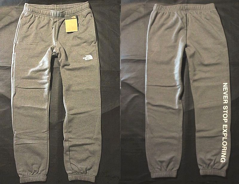 本物正規◆ノースフェイス◆スウェット パンツ ジョガー BOX NSE■L■グレー■新品/アメリカ限定■DYY/裏地起毛拍卖