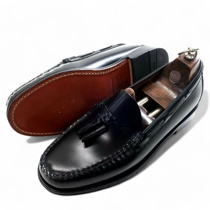 G.H.BASS Weejuns ジーエイチバス 定3.6 マッケイ製法 ラーキン モックタッセル ハイシャインレザー ローファー BA11015H 8▲100▼41126k10拍卖