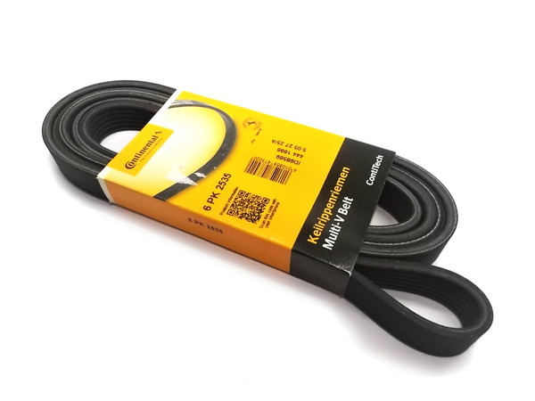ベンツ W124 W140 R129 Continental製 Vベルト/ファンベルト/リブベルト E500 S500 他 6PK2535 0109977492 0109977892 M119エンジン用 新品拍卖