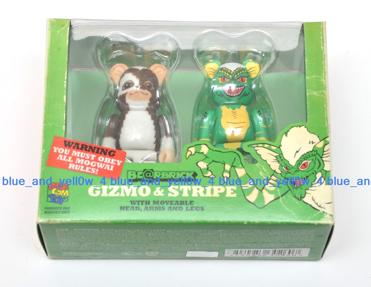■新品 未開封 BE@RBRICK GIZMO & STRIPE 2PACK 100% フィギュア グレムリン GREMLiNS ギズモ ストライプ MEDICOMTOY拍卖
