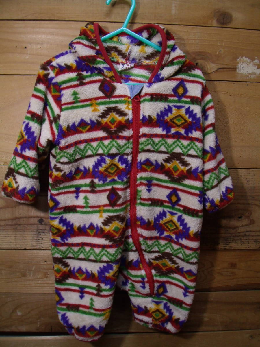 全国送料無料 リトルベアークラブ 丸高衣料(moujonjon,daddy oh daddy)製子供キッズベビー男&女の子フリース ロンパースつなぎ 70拍卖