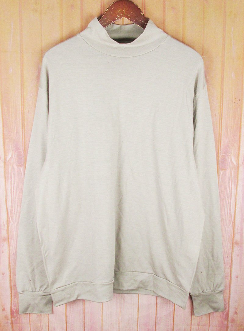 MAW8636 K ITO ケーイトウ ウール テンジク モックネック ニット セーター KITO-21AW-DST-C-3 ベージュ系 3 美品拍卖