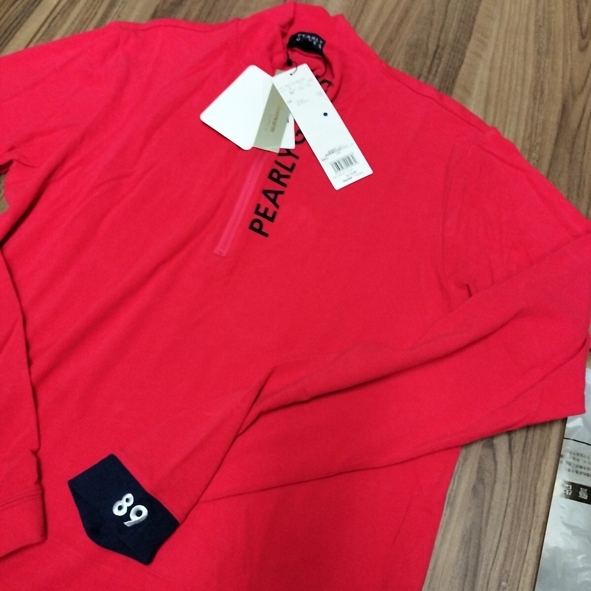 送料無料 新品 PEARLY GATES パーリーゲイツ 暖か長袖シャツ size5 正規品 プレミアムウォーム拍卖