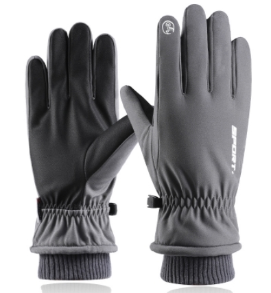 メンズ スキータイプ防寒手袋JDK001 グレー拍卖