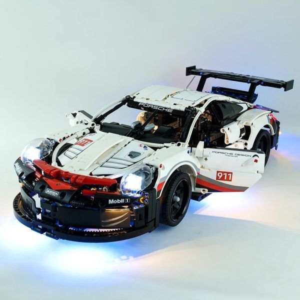 LEGO MOC ブロック テクニック 42096 互換 ポルシェ 911 RSR LED ライト 照明 キット カスタム パーツ DL170拍卖