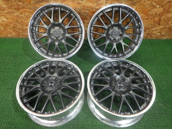 weds MAVERICK 709M 社外アルミホイール 18×7.5 114.3/5H +50 ハブ径73【4本/18インチ/ウェッズ マーベリック】手渡し可拍卖