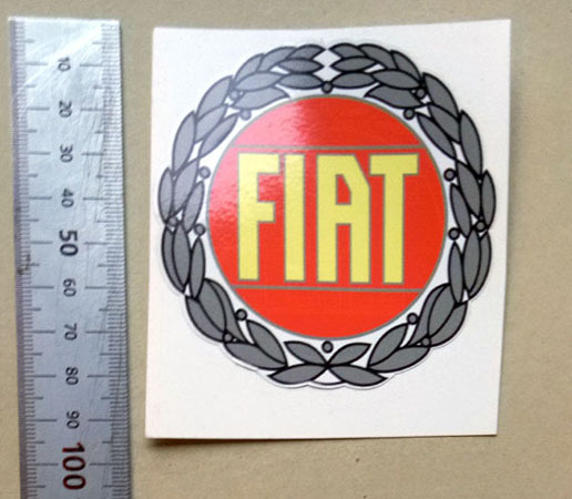 フィアット ロゴマーク ステッカー 1970年代 ~ 1980年代初め 拍卖