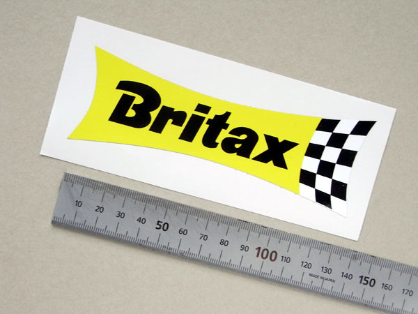 ブリタックス チェッカーステッカー 1960年代、1970年代 小 (13.5cm)拍卖