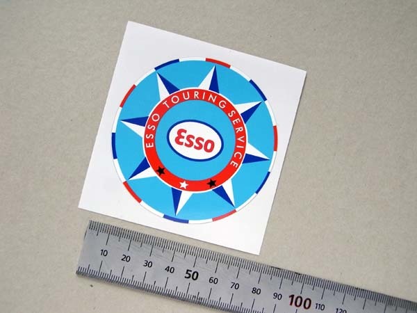 エッソ ツーリングサービス ステッカー 1960年代 イギリス拍卖