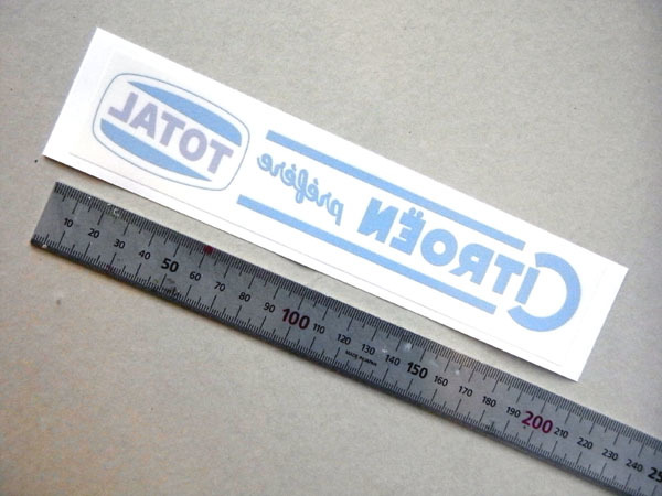 シトロエン・トタル リアウィンドーステッカー 1960年代 内貼り 2CV、Ami 6、DS19、ID19拍卖