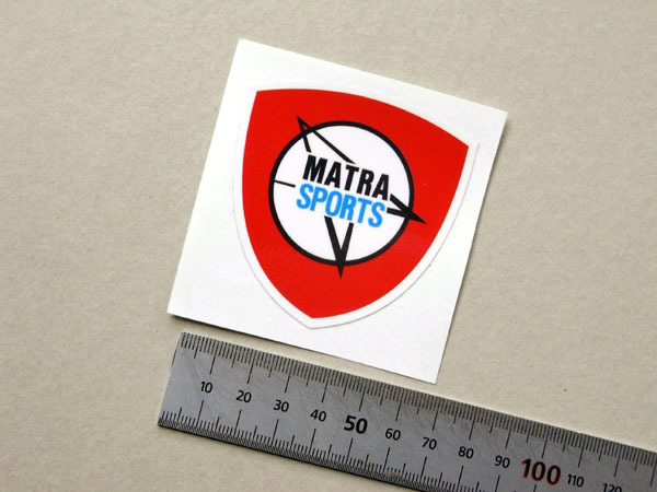 マートラ・スポール サイドステッカー (白枠あり) 1960年代 マトラ・ジェット拍卖