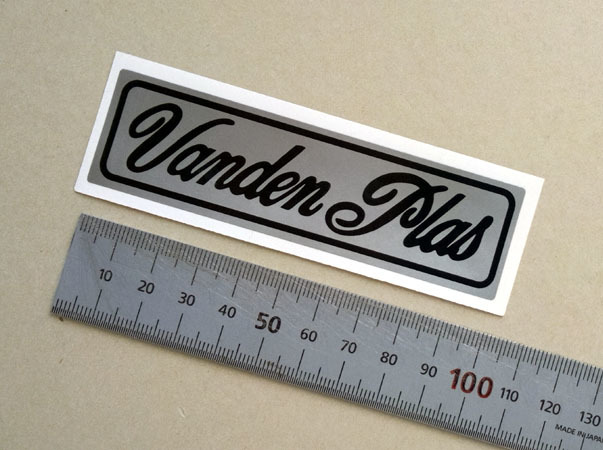 バンデン・プラ ロゴステッカー 銀 1963年~1974年拍卖