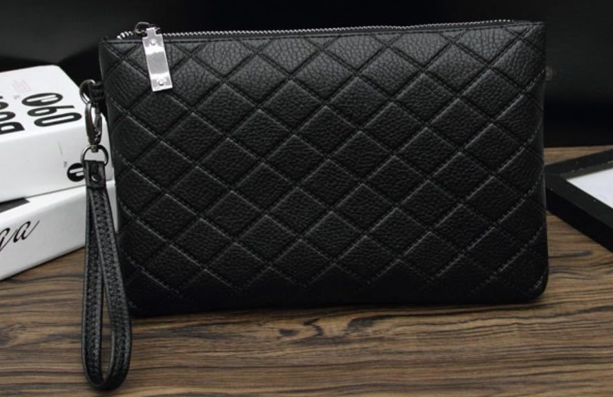 クラッチバッグ メンズ フォーマル ひし形 手持ちバッグ 送料無料 新品拍卖