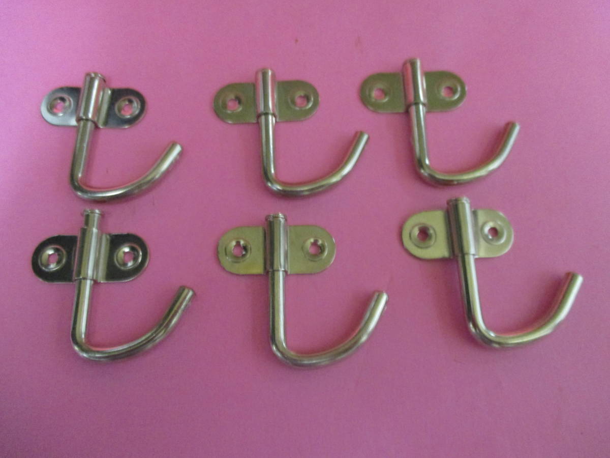 回転コート掛け ニッケル 6ケで¥500 送料¥185拍卖