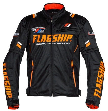 ☆【FLAGSHIP/フラッグシップ】アーバンライド メッシュジャケット■FJ-S194■Black&Orange■3Lsize拍卖