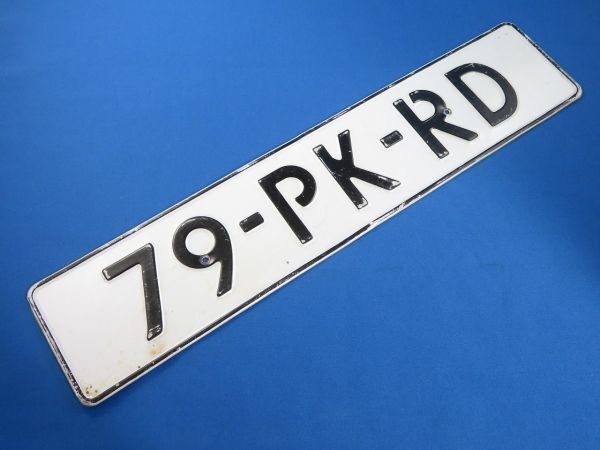 ●ドイツ ナンバープレート ライセンスプレート 直輸入 1枚 79-PK-RD拍卖