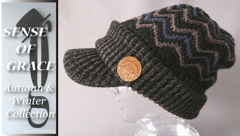 graceグレース★つば付ネイティブリブニットキャスケット【黒】新品 定価¥3900 大きいサイズも 男女兼用 手洗いOK UV99%CUT アウトドア拍卖