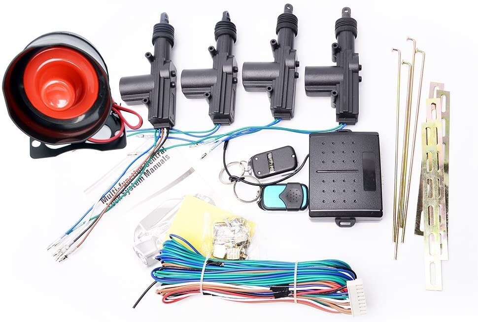 12V キーレスエントリーキット キータイプ 汎用 12Vアンサーバック機能付lf-79拍卖