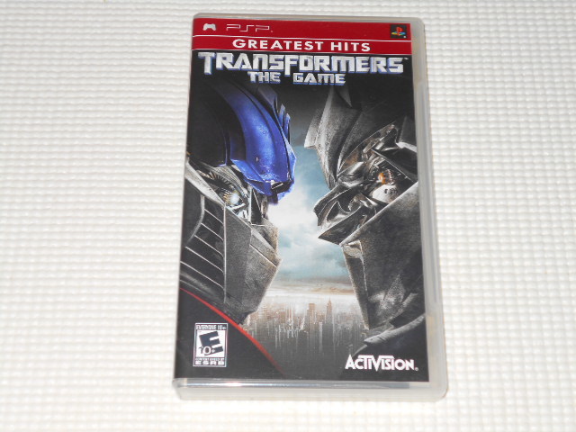 PSP★TRANSFORMERS THE GAME 海外版(国内本体動作可能)★箱付・説明書付・ソフト付拍卖