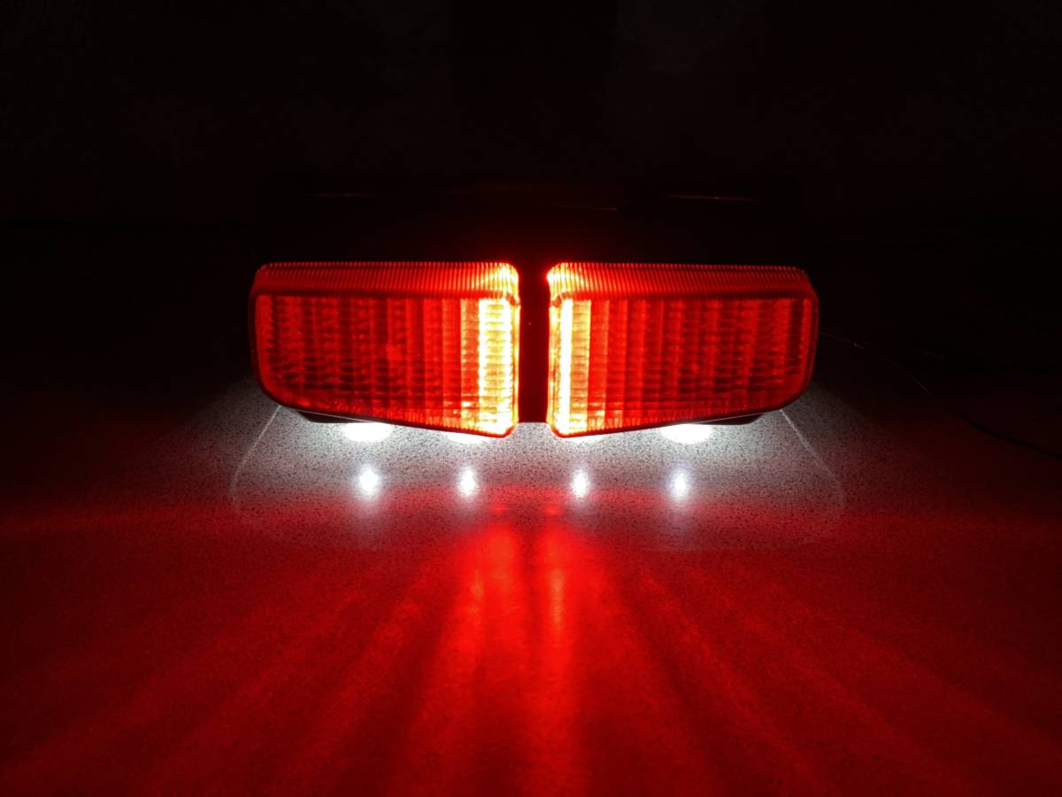 【60日保証】FZ400(4YR)/FZS600('98~02’)☆流れるテールランプLEDユニット☆超爆光56発!拍卖