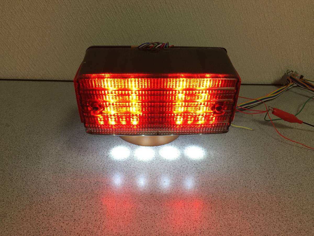 【60日保証】Z1000J/1100GP/400GP/750GP/GPZ400F/750F☆流れるテールランプLEDユニット☆超爆光44発!拍卖