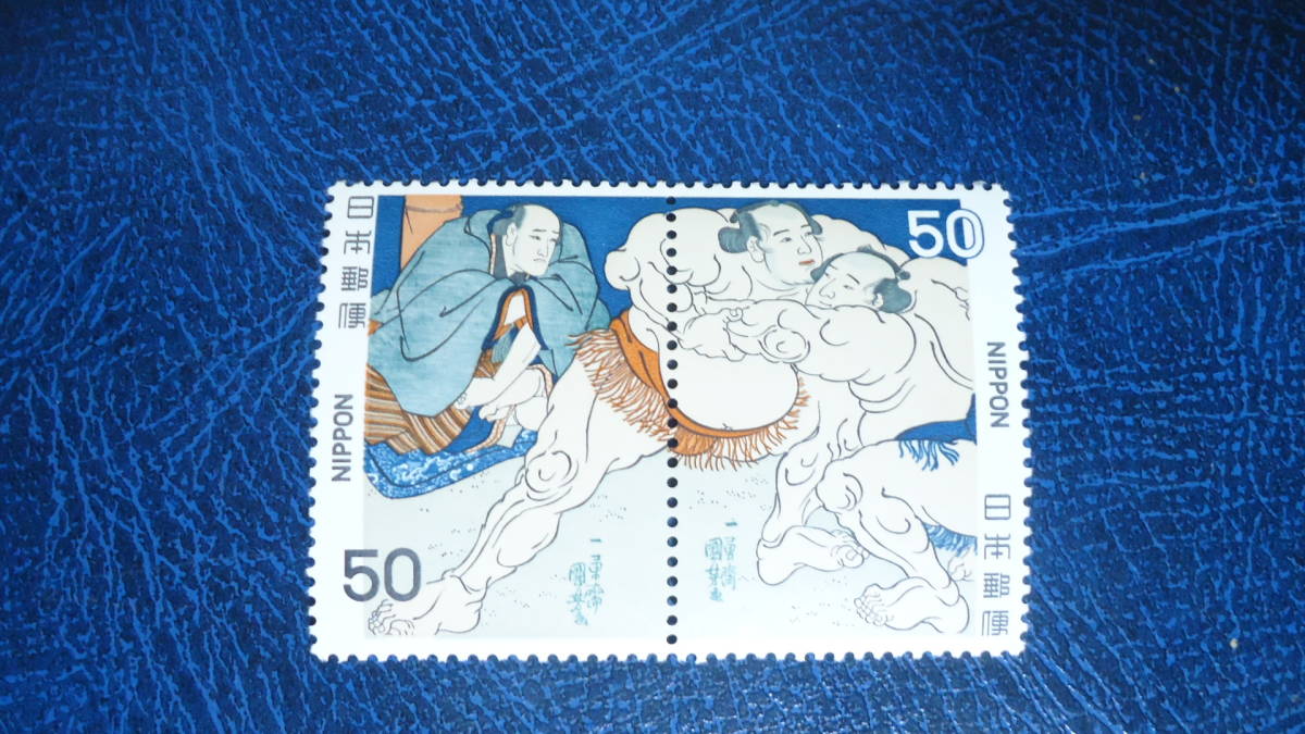 ◎相撲絵シリーズ 武隈と岩見潟取組拍卖