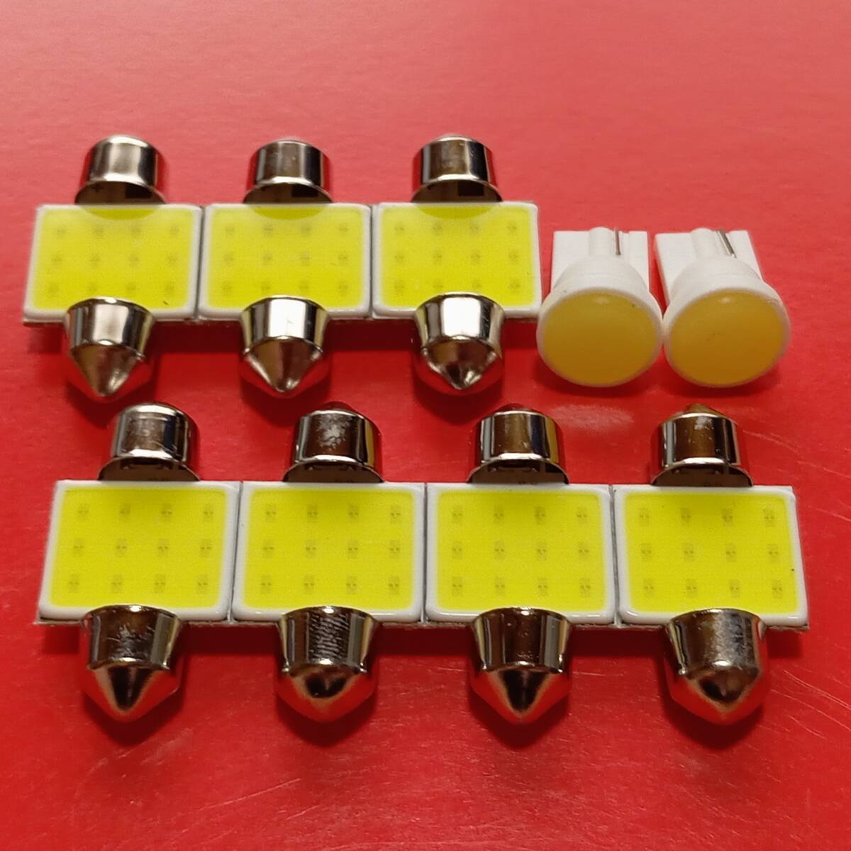 フルCOB C25 セレナ 超爆光!T10 LED ルームランプ 9個セット ホワイト 日産 /t31/c1拍卖