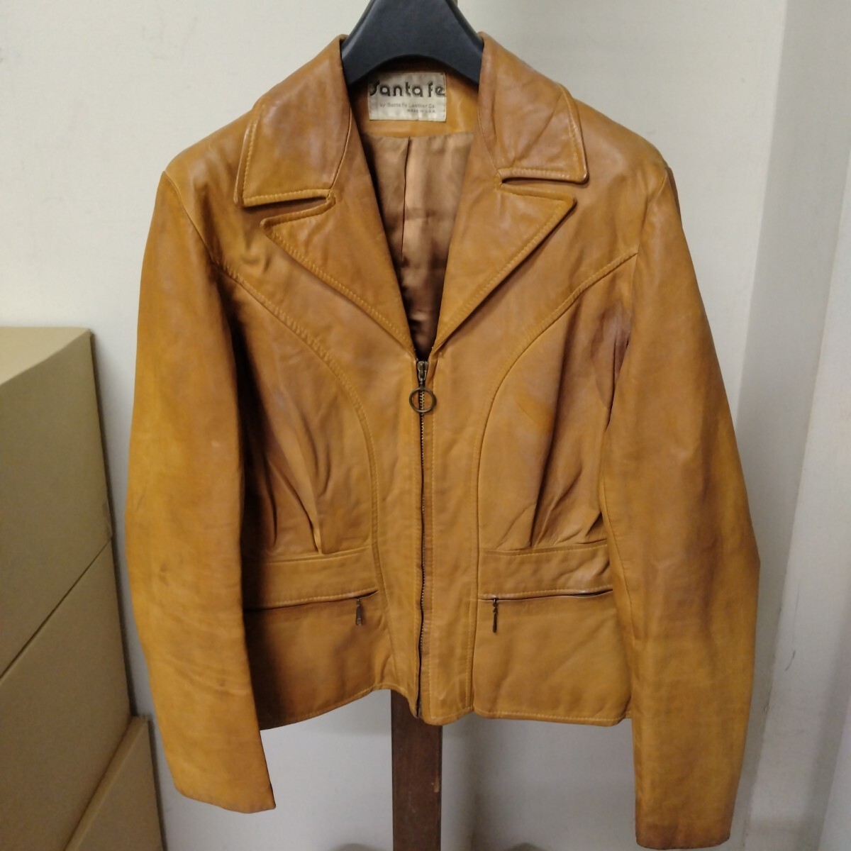 SANTA FE レザージャケット サンタフェ 70's ヴィンテージ拍卖