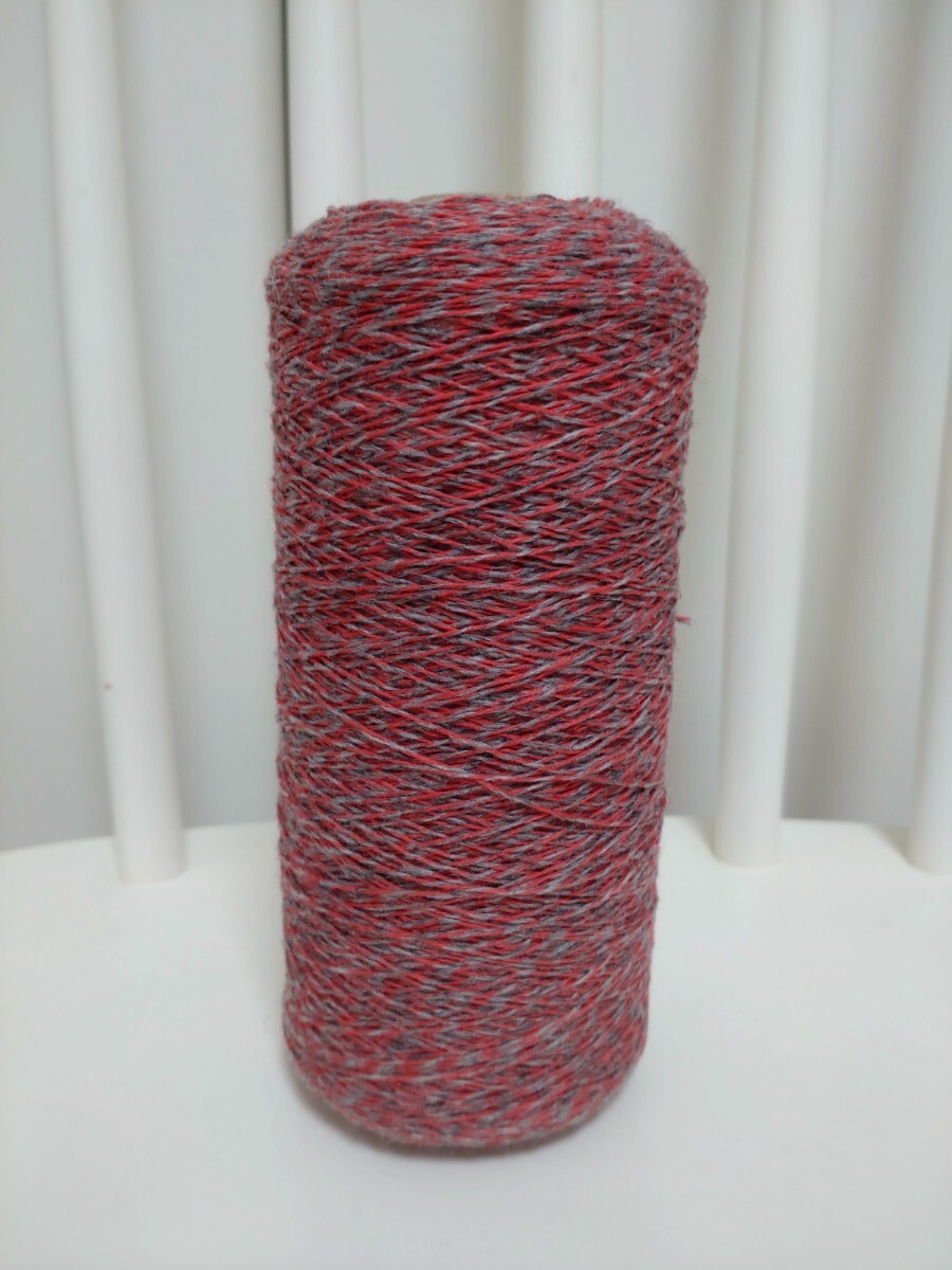 □■ITORICOTイトリコ■□2/20 カシミヤ(レッドグレー系)100g・コーン巻き工業糸・毛糸拍卖
