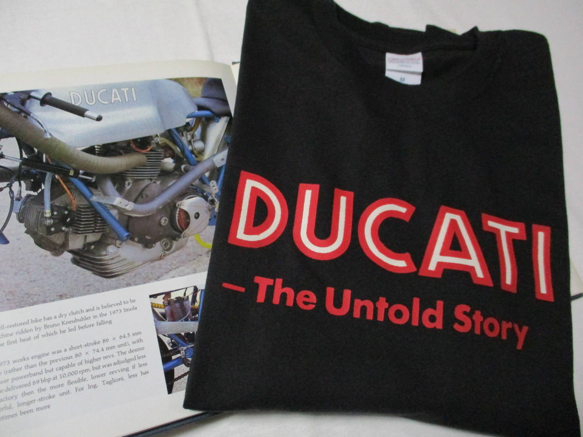 【DUCATI ビンテージロゴ ロンT】希少 ●スミクロ 長袖Tシャツ 新品 M寸 L寸 検/ドカティ デスモ 拍卖