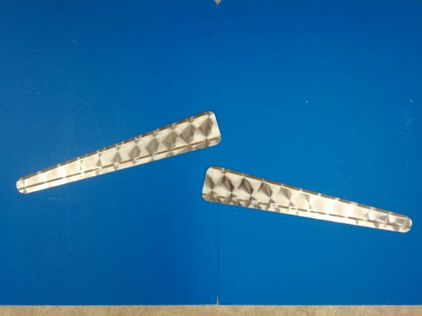 デコトラ レトロ ワイパー羽根 扇型 全長約41cm ウロコ 4t向かいアーム式タイプ用 2枚セット拍卖