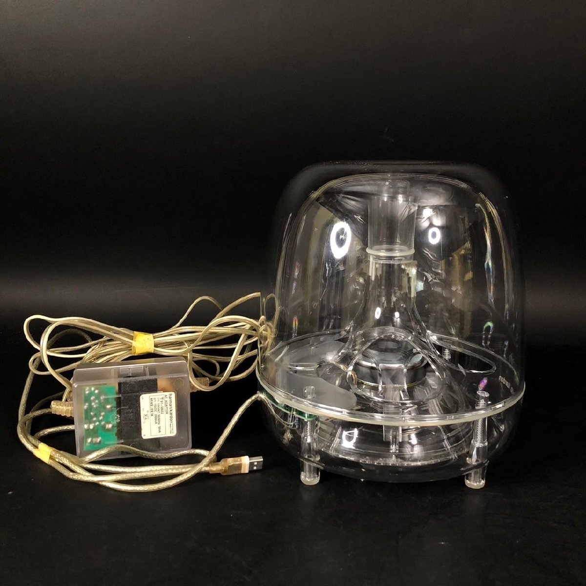 SW1031-13-4 harman Kardon スピーカー ハーマンカードン スケルトン オーディオ機器 音楽機器 径23高26㎝ 100サイズ拍卖