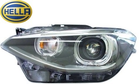 【M's】 F20 F21 BMW 1シリーズ 前期 (2011y-2015y) HELLA バイキセノン ヘッドライト ヘッドランプ 左側 OEM 63117296911 6311-7296-911拍卖