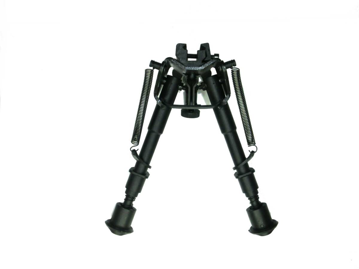 軽量166g簡単脱着バイポット東京マルイ対応ハリスタイプ伸縮式バイポッド新品 20mmレイルバイポッドアダプター付 VSR-10 対応 vsr10拍卖