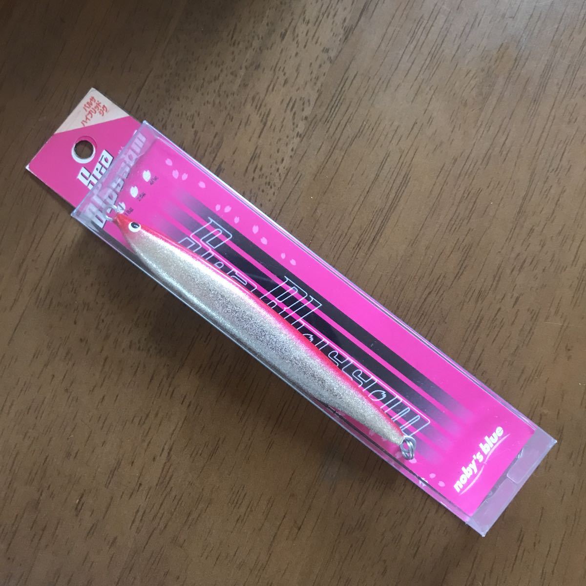 新品 シーブロッサム ノビーズブルー ギラピンク ジグミノー 海アメ 海サクラ 青物 シーバス 平政 ブリ シイラ ヒラメ ハンドメイド 廃盤品拍卖