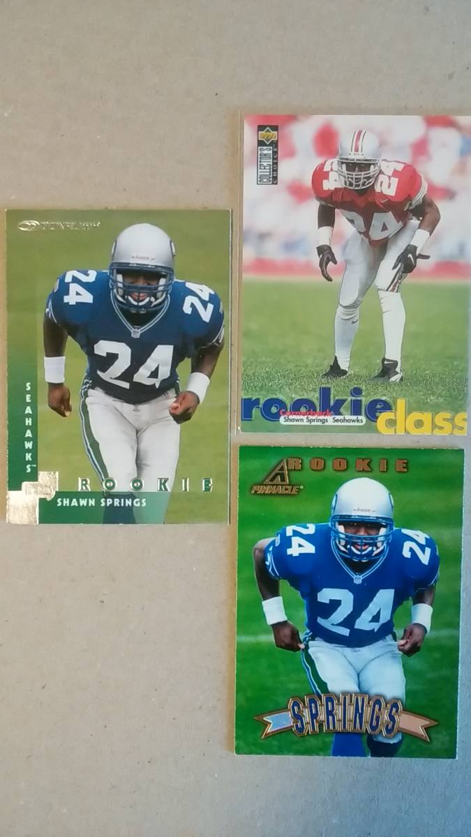NFLカード SHAWN SPRINGS 12種 RC4 シーホークス CB拍卖