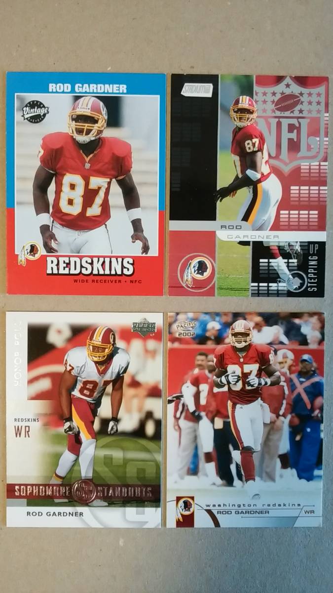 NFLカード ROD GARDNER 11種 RC1 レッドスキンズ WR拍卖