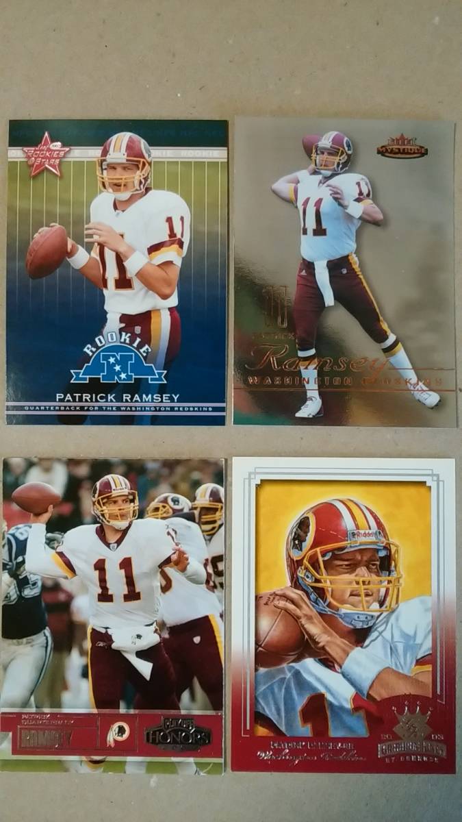 NFLカード PATRICK RAMSEY 11種 RC1 レッドスキンズ QB拍卖