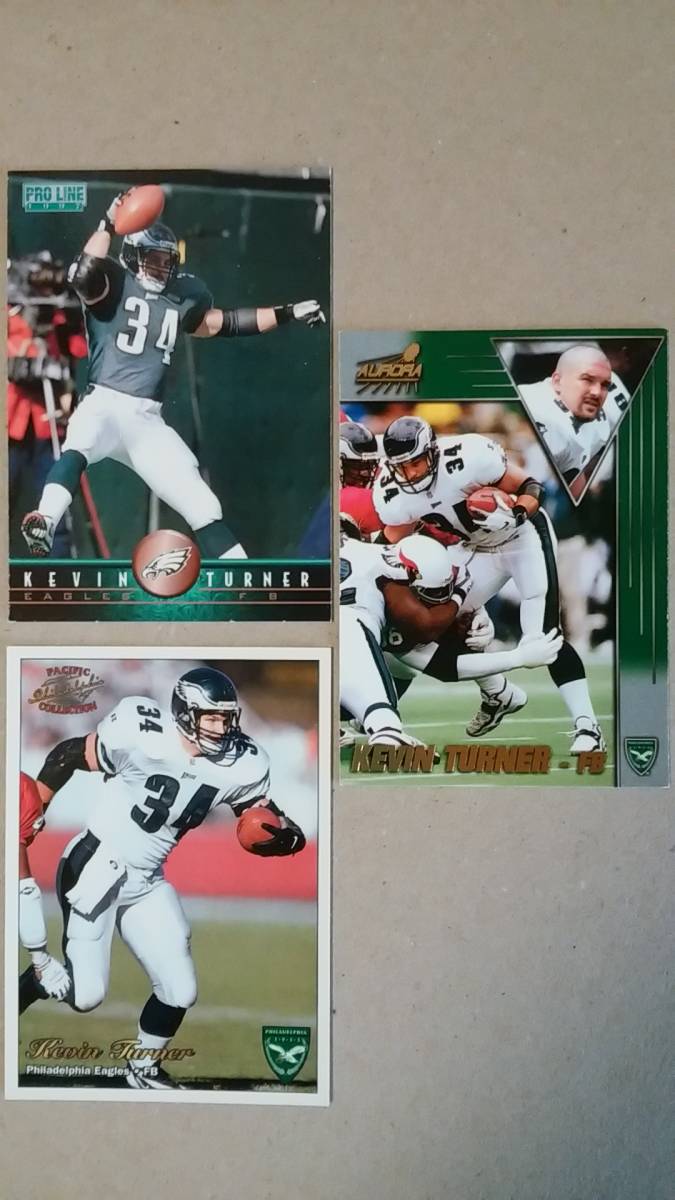 NFLカード KEVIN TURNER 7種 イーグルス FB拍卖