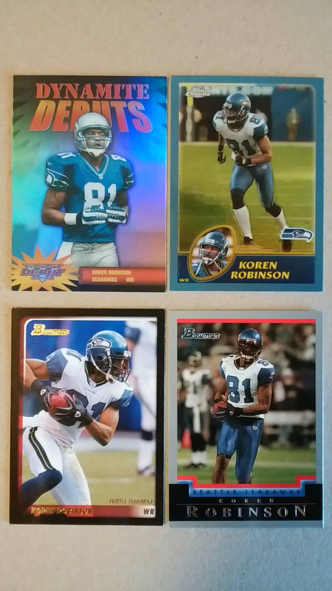 NFLカード KOREN ROBINSON 11種 シーホークス WR拍卖