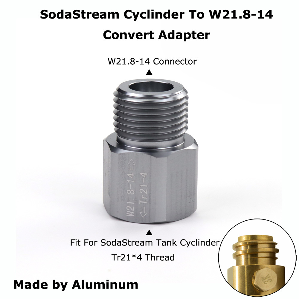 ミドボン用レギュレーターをソーダストリームのガスシリンダーに接続するための変換アダプター 拍卖