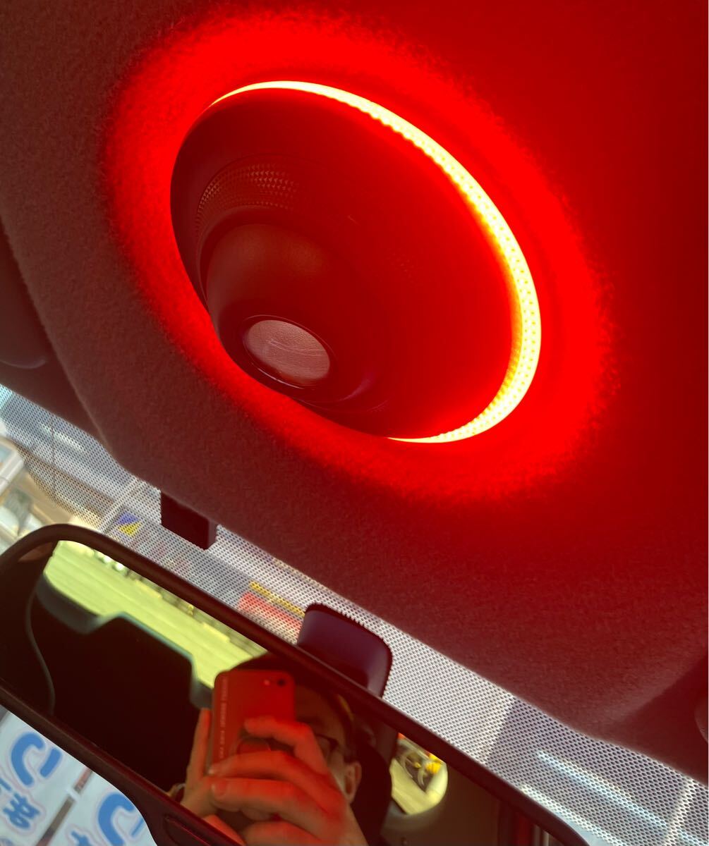 愛知 加工必要トヨタ iq ルームランプ led 赤 レッド イカリング トヨタ拍卖