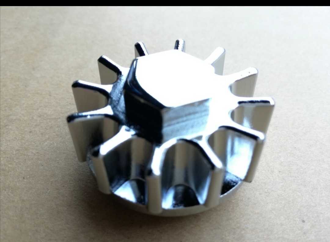 paypayZ250FT Z400GP GPZ400F Z400FX キジマ オイルキャップ メッキ オイルフィラー ザリゴキ メッキフィン付き新品 GSX250E GSX400E 拍卖