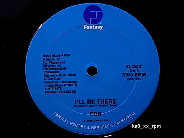 ★☆FDR「I'll Be There / So Rightd」☆★拍卖