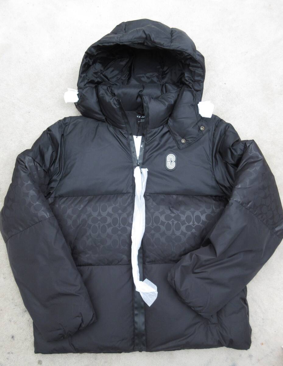 ■COACH■コーチ■カラーブロックダウンジャケット■シグネチャー■メンズ■XLサイズ■新品■定価132000円■大幅値引き■格安52000円!!!拍卖
