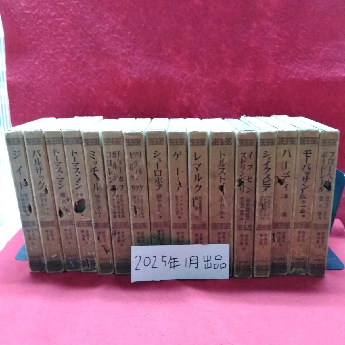 まとめ1-022/世界文学全集 不揃い20冊セット シェイクスピア ハーディ ゲーテ バルザック レマルク ジイド 他 河出出版/20250107拍卖